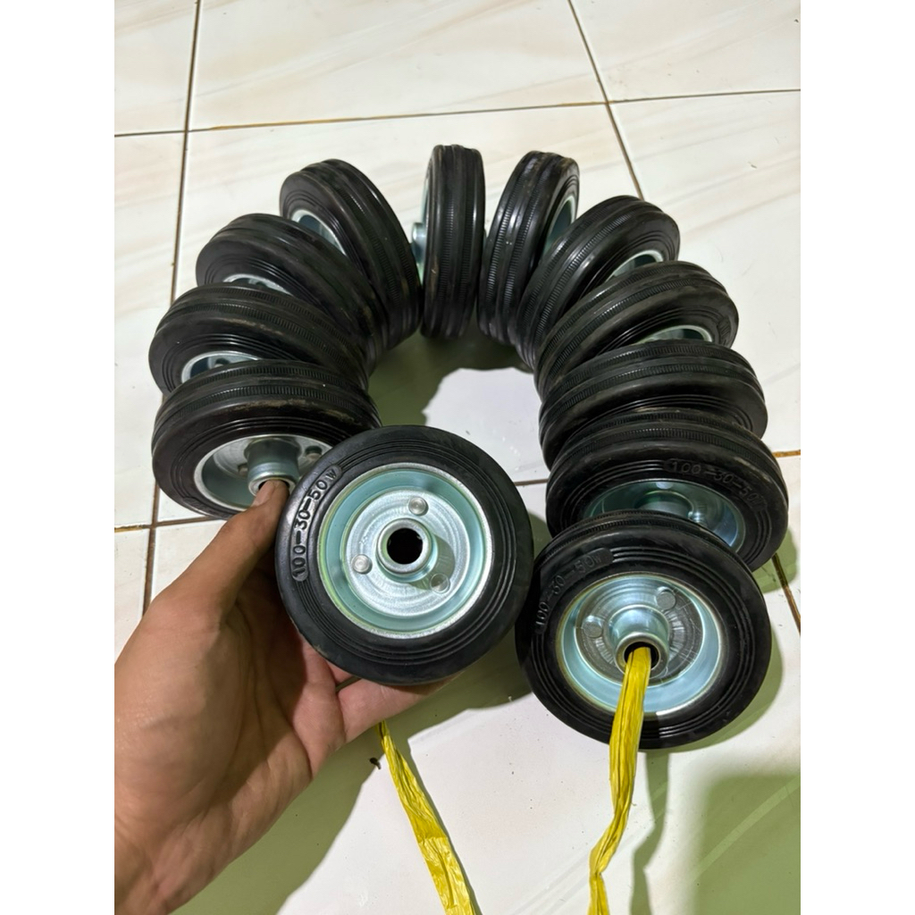 Roda troli ukuran 4 inch