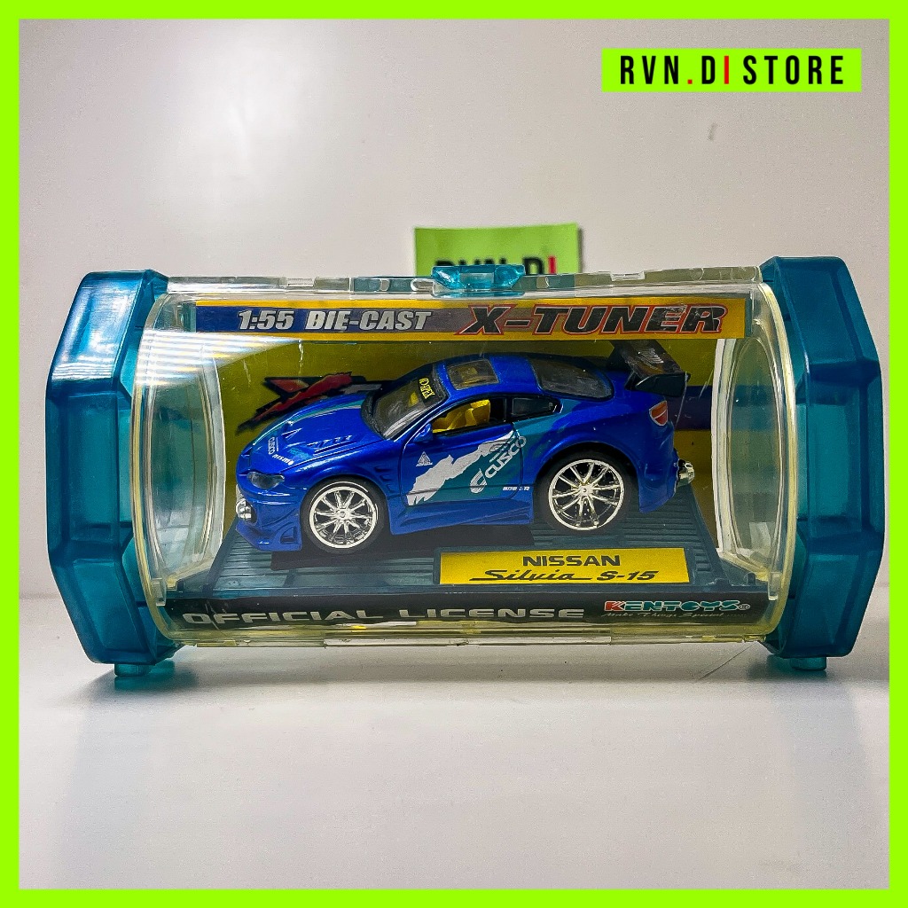 NISSAN SILVIA S15 Modif Biru Kentoys Skala 1/55