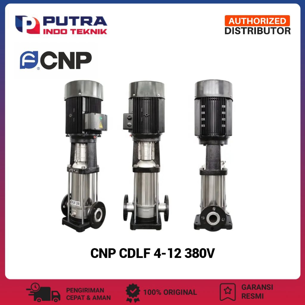 Pompa Booster Centrifugal Vertical Multistage CNP CDLF 4-12 380V