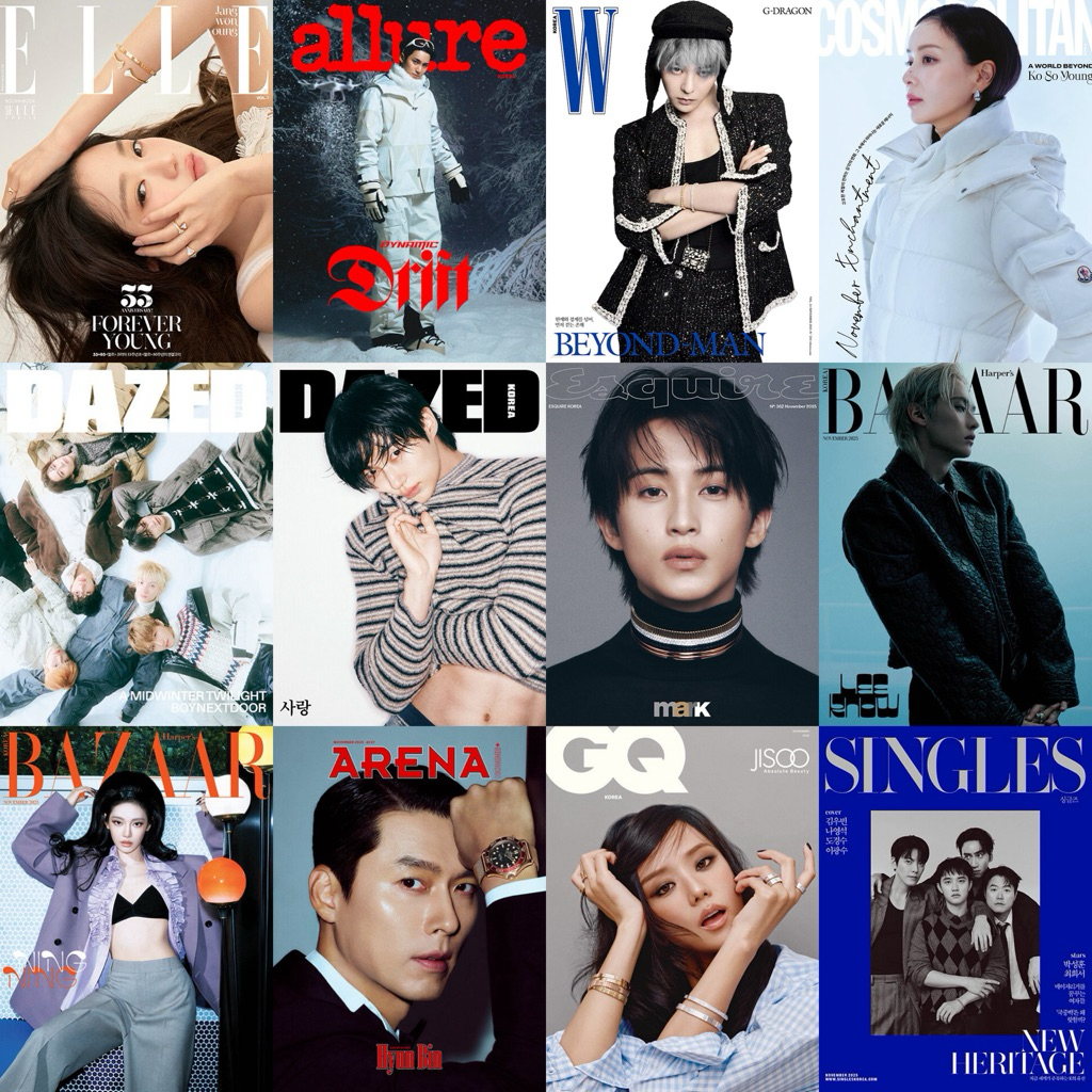 [DP] Dazed, Arena Homme+, Esquire, Singles, @Style, At star1, Harper's Bazaar, Elle, Cine21, W, Cosm