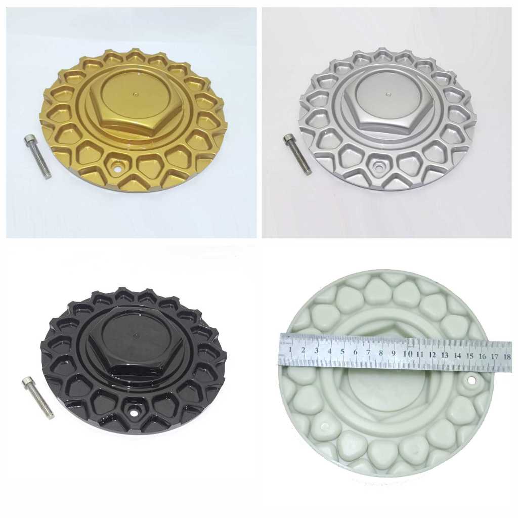 1 buah  bbs rs center dop piringan replika 17 cm