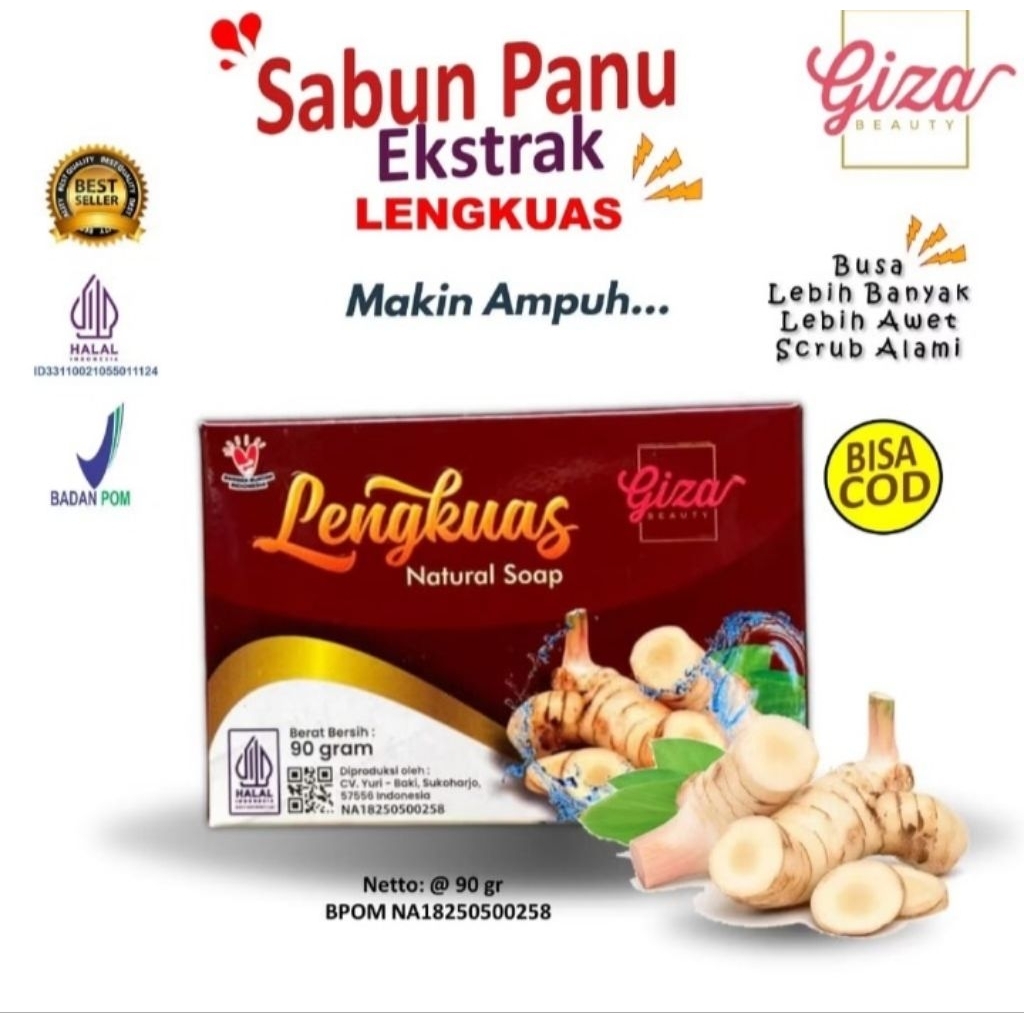 Sabun Herbal Lengkuas