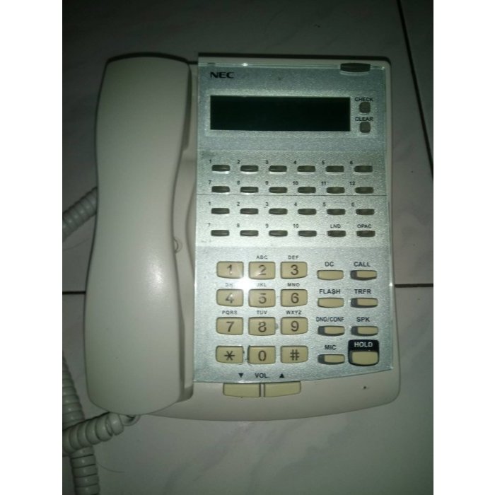 Telepon NEC Digital IP2AP-12TXD, untuk pabx NEC Topaz, SL1000 - Second Bekas