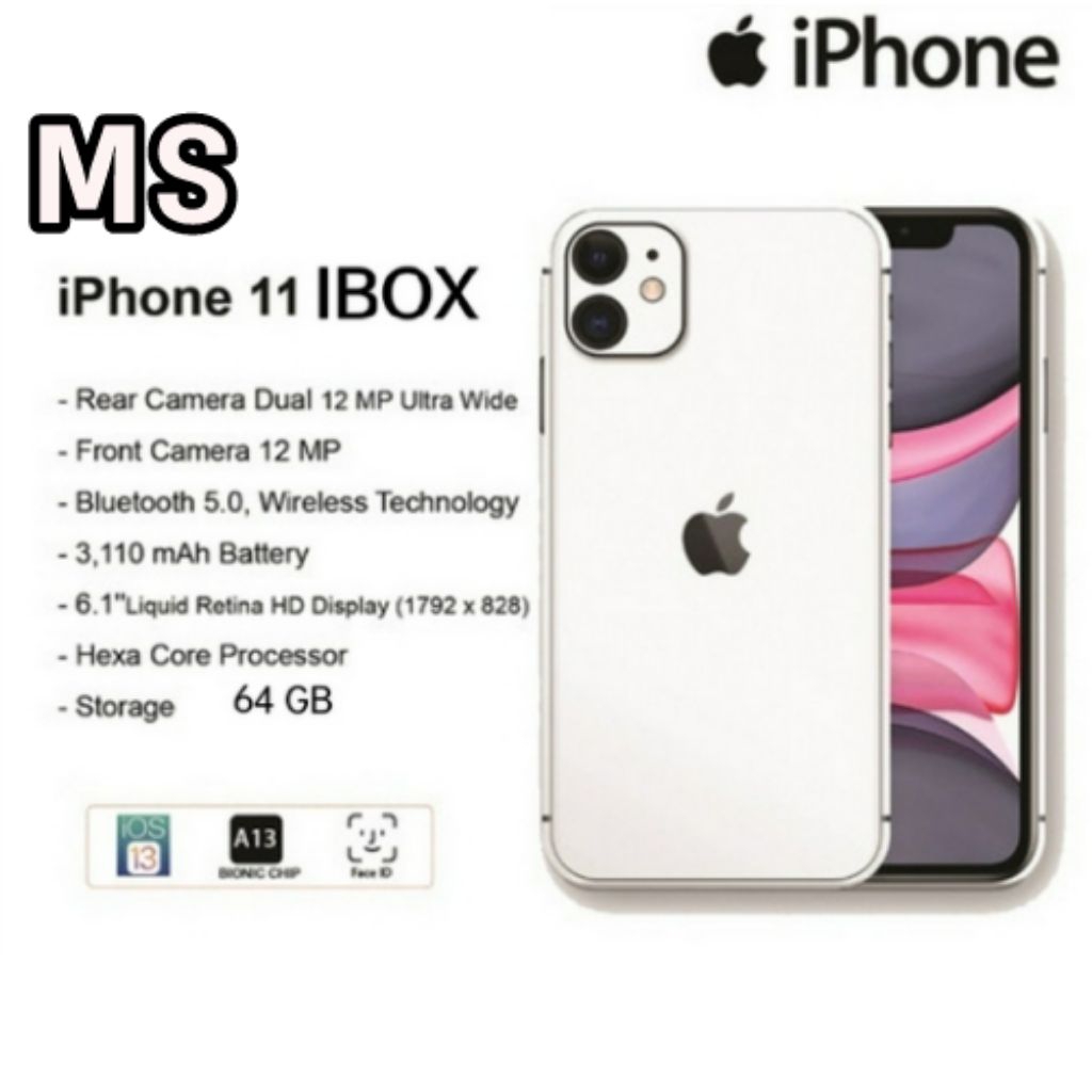 IPHONE 11 GARANSI TAM IBOX || 64 || 128 ||
