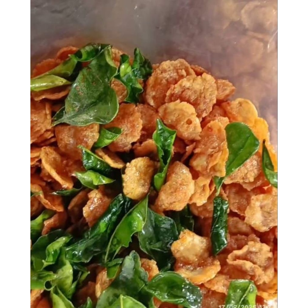 Emping Melinjo Utami Crunchy Pedas Manis Extra Daun Jeruk 500gr