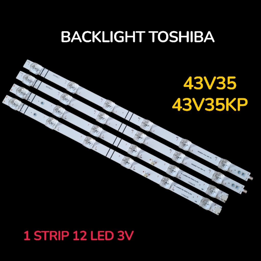 BACKLIGHT TV TOSHIBA 43 INCH 43V35-43V35KP