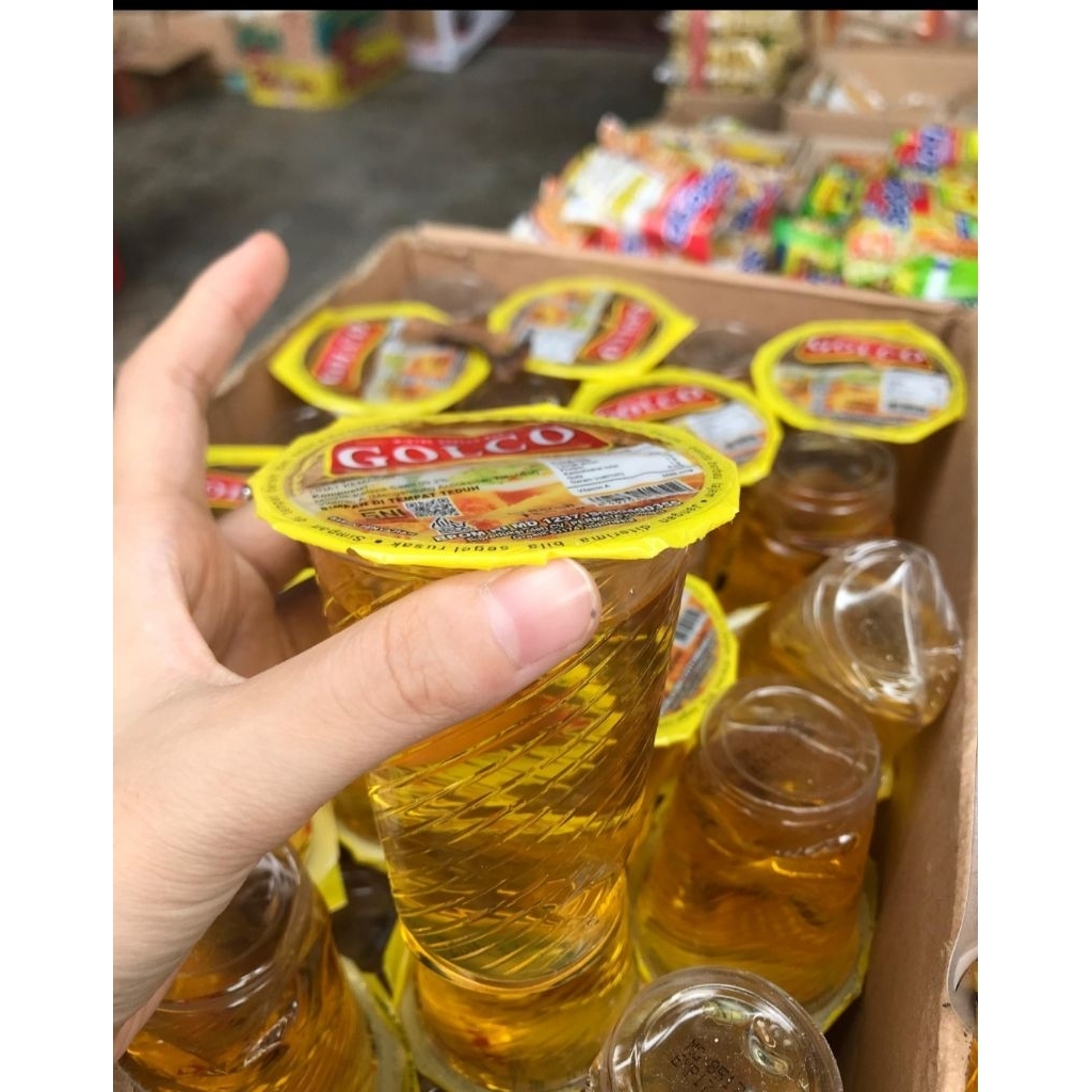 Minyak goreng gelas golco 180ml