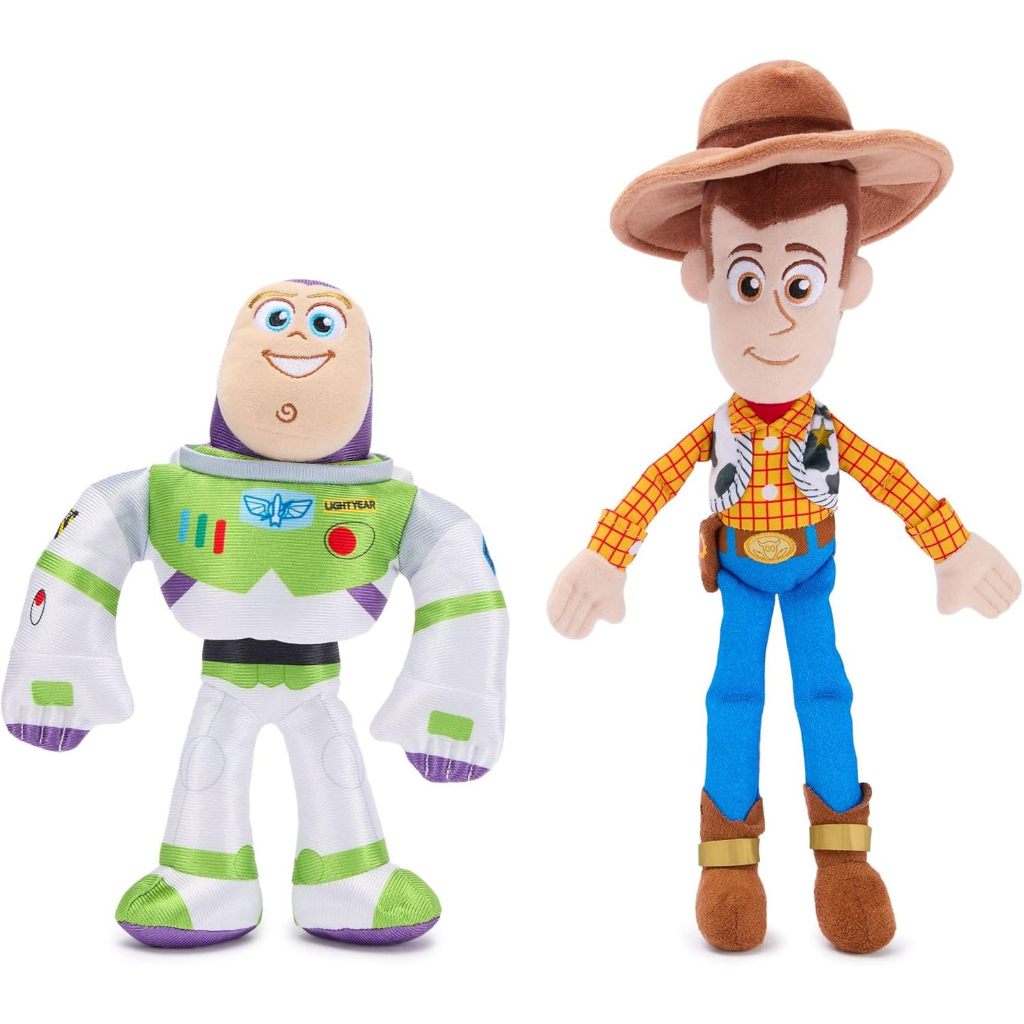 READY DISNEY STORE OFFICIAL WOODY AND BUZZ LIGHTYEAR PLUSH SET TOY STORY 30TH ANNIVERSARY PLUSH