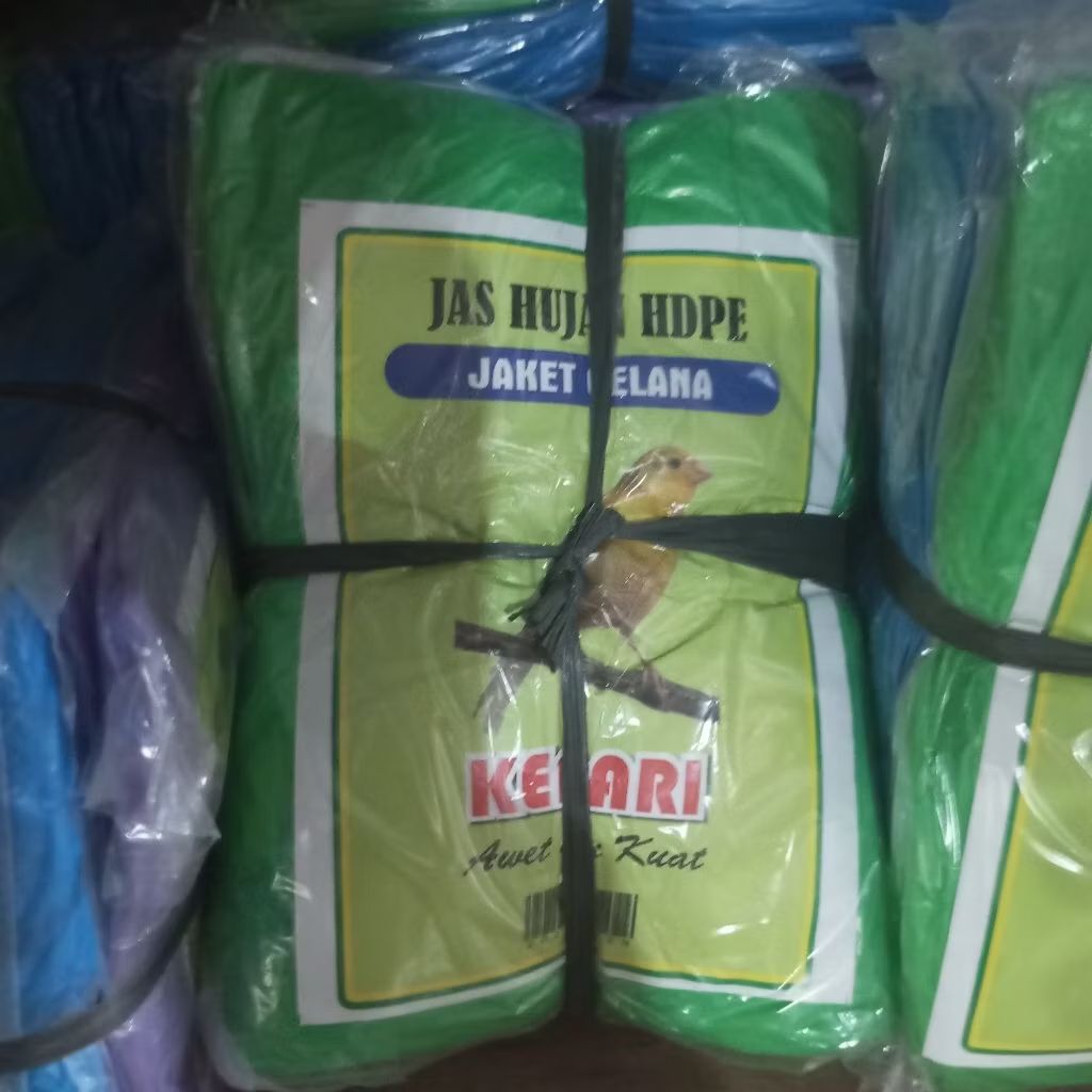 JAS HUJAN PLASTIK STELAN/JAS HUJAN PLASTIK PONCO ISI 12PCS