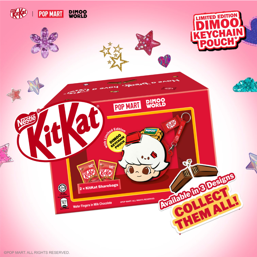 KITKAT POP MART Blind Box Collection DIMOO World Singapore Singapur Popmart