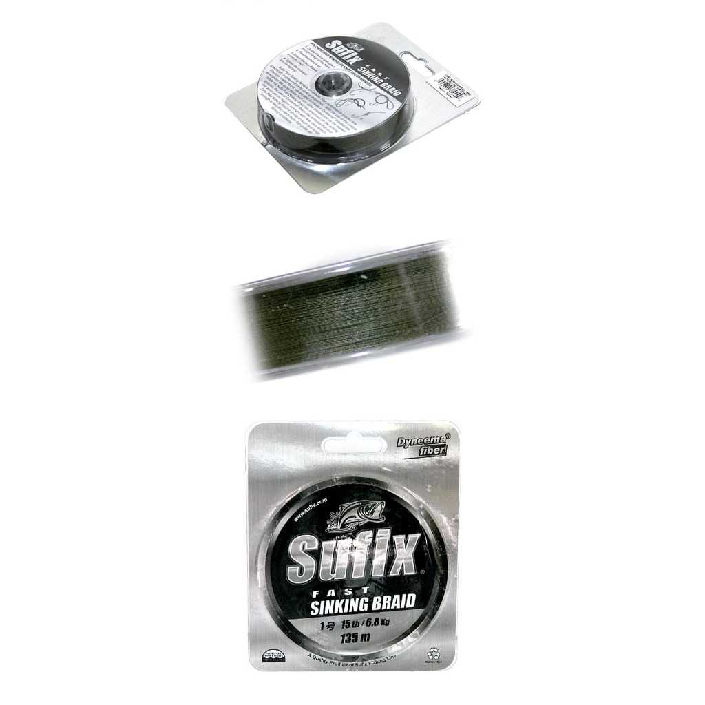 LINE / SENAR / KENUR PE DYNEEMA SUFIX FAST SINKING BRAID