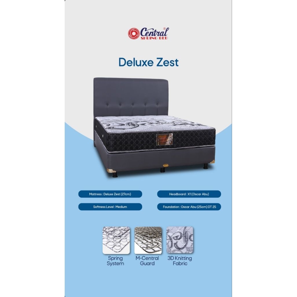 Springbed Central Deluxe 160x200 Springbed Murah Berkualitas