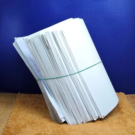 TERMURAH KERTAS HVS BEKAS 1 KG 1 halaman kosong untuk cetak resi online 1kg kiloan kilo pengganti st