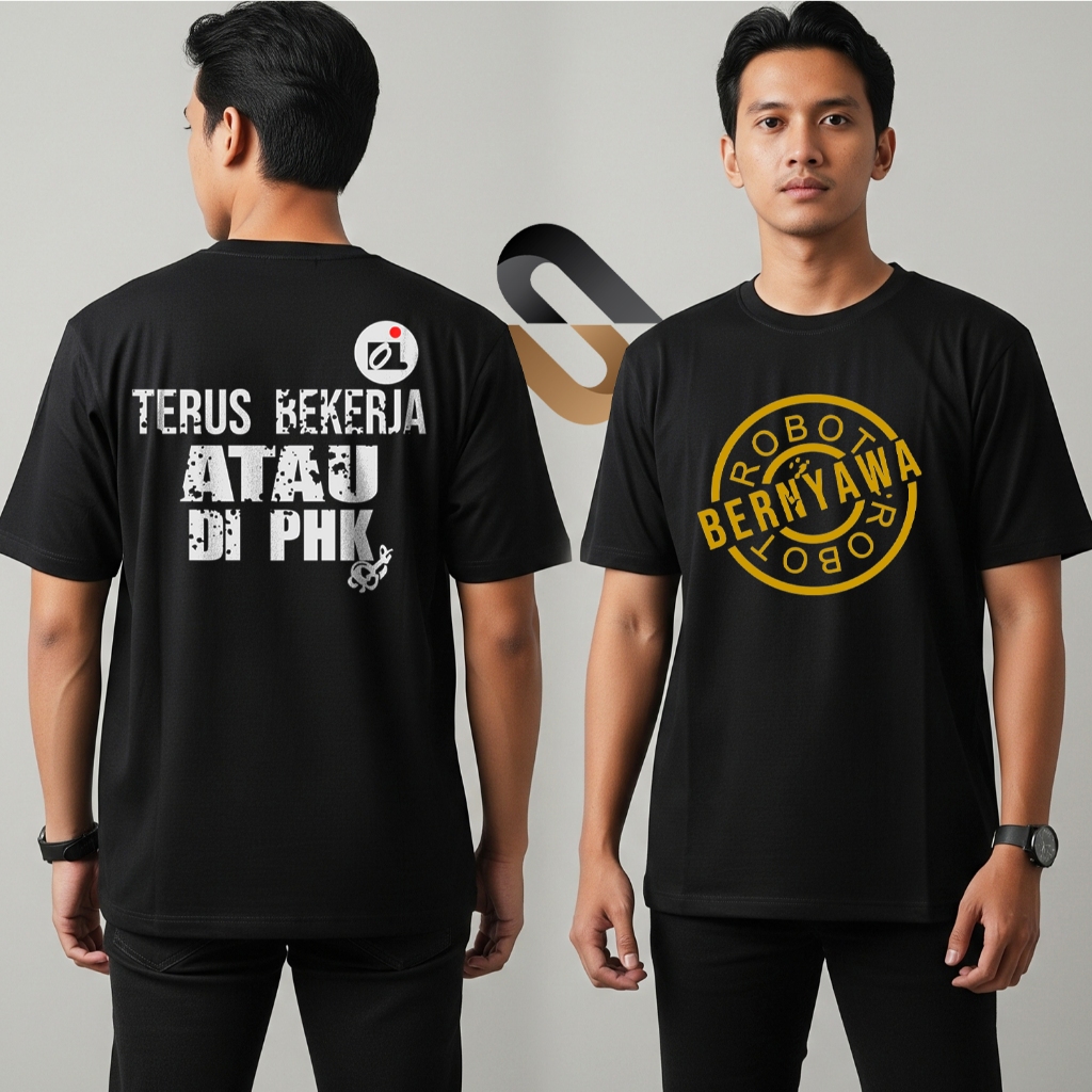 BAJU KAOS IWAN FALS ROBOT BERNYAWA LENGAN PENDEK KAOS OI KATA KATA