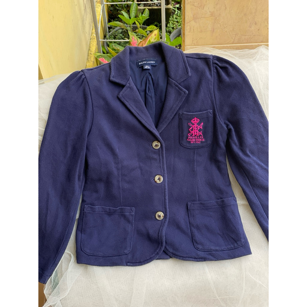 PRELOVED pl jas jaz blazer blaser anak tanggung branded RL size 125 6T