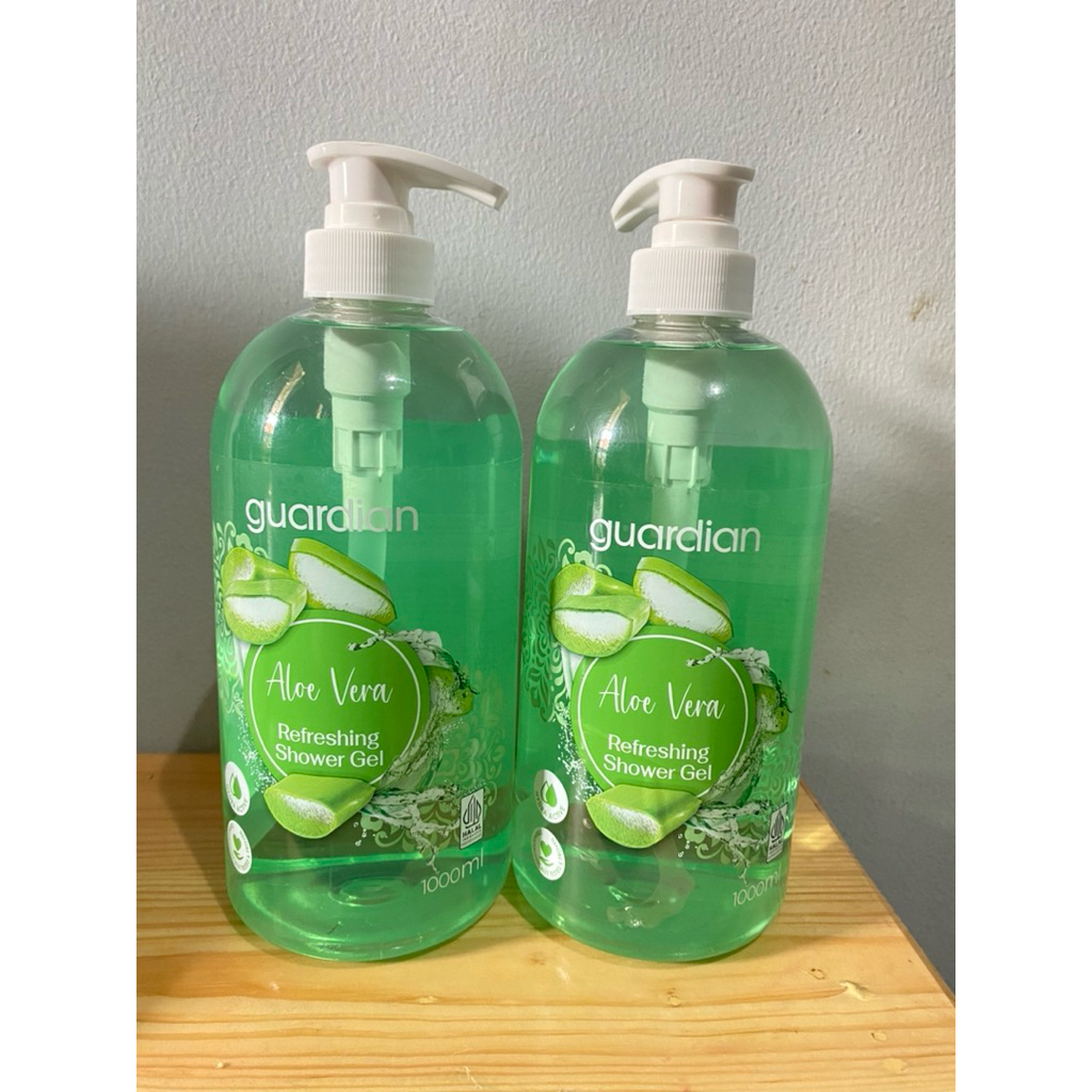 SABUN MANDI CAIR GUARDIAN ALOE VERA BOTOL PUMP UKURAN 1 L BODY WASH GUARDIAN