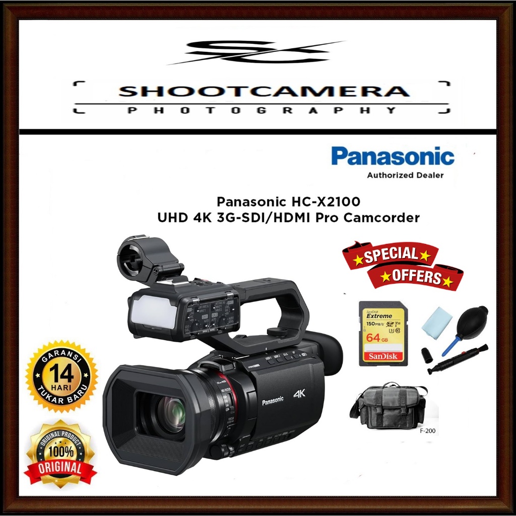 PANASONIC HC X2100 UHD CAMCORDER 4K VIDEO - PANASONIC HC-X2100 HANDYCAM