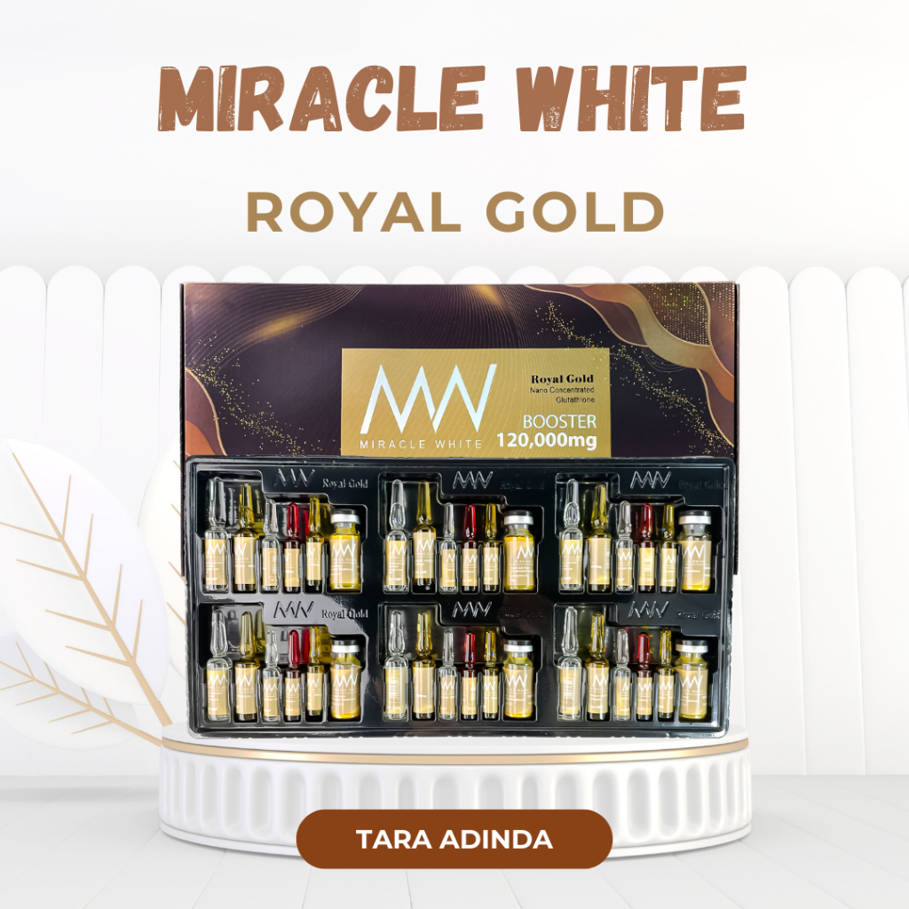 NEW MW Royal Gold Miracle White Royal Gold Booster ORIGINAL