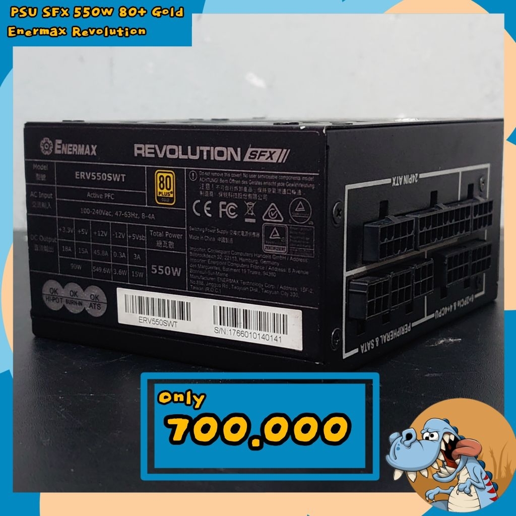 PSU SFX 550W 80+ Gold Enermax Revolution
