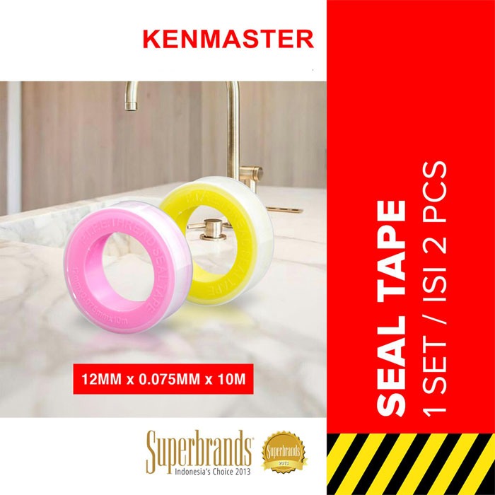 Kenmaster Seal Tape 2 Pcs 0.5 Inch 10 Meter