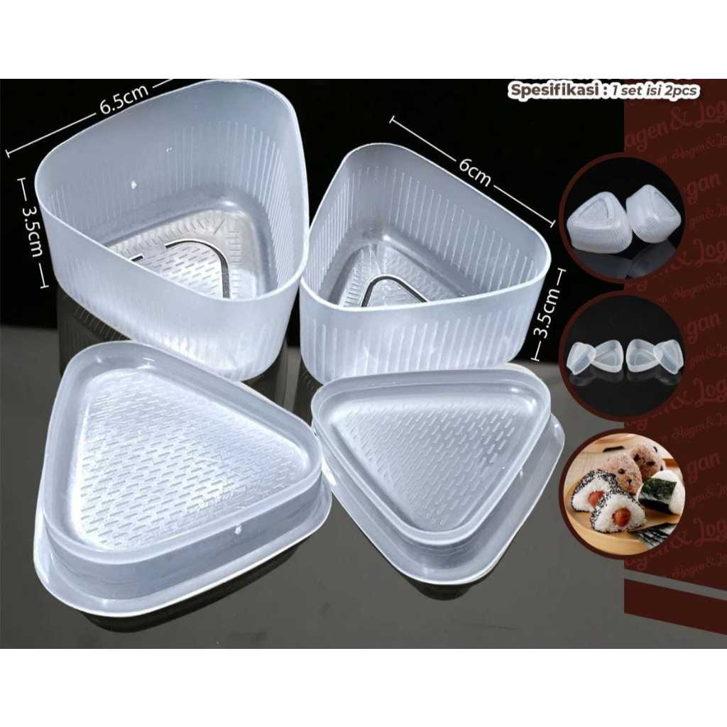 Mold Onigiri 063| Cetakan Nasi| Cetakan Onigiri (Harga Grosir 1 Bal 12 Set)