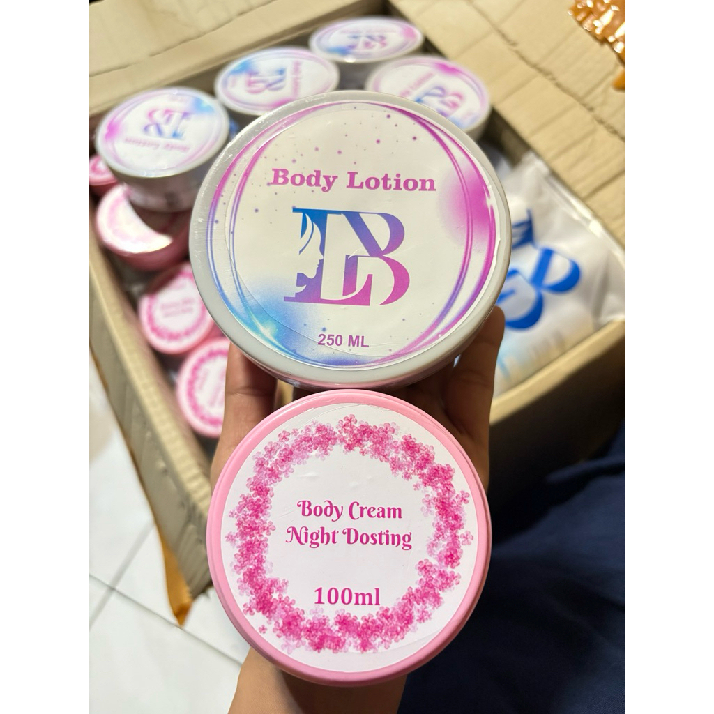 [LindaBeauty] paket hemat body cream & body lotion LB