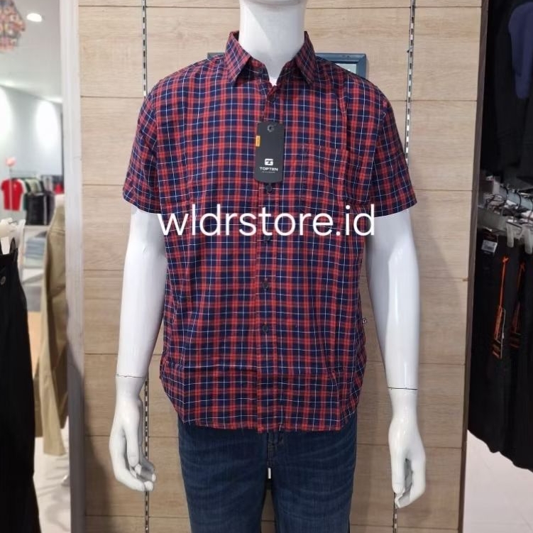 KEMEJA PRIA REGULAR BRAND TOP TEN ORIGINAL PREMIUM 0451