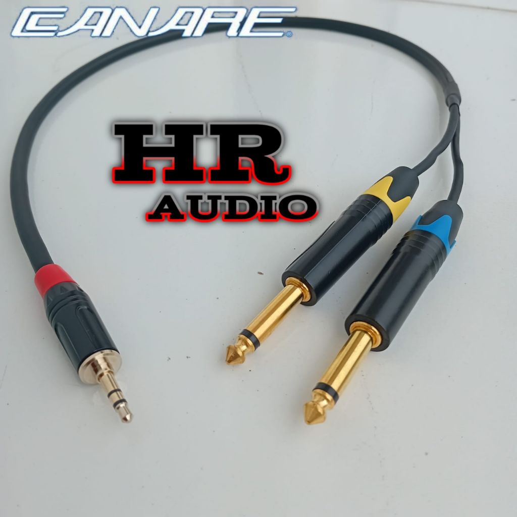 kabel hp ke mixer jack aux 3.5mm stereo ke akai mic 6.5mm mono