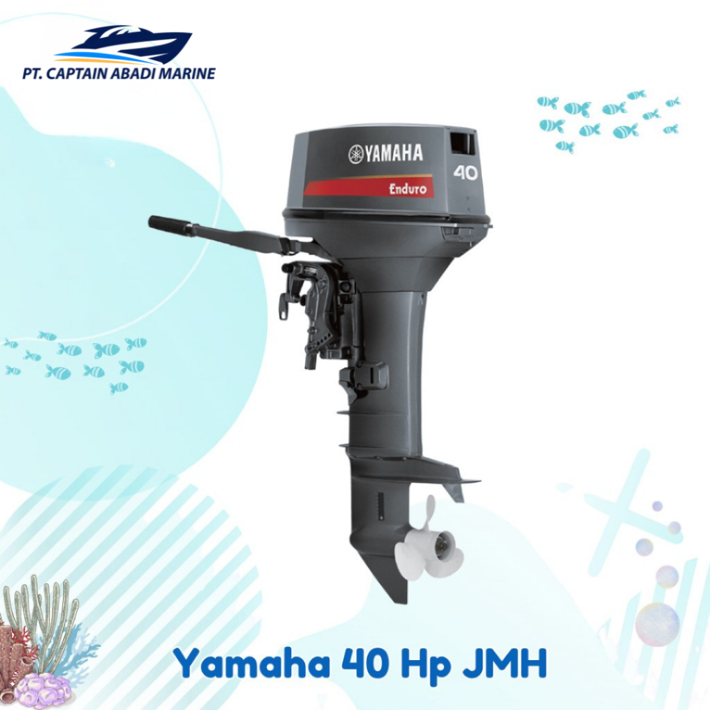 Mesin Motor Perahu Mesin Tempel Kapal Yamaha 40Pk Yamaha Engine 40J