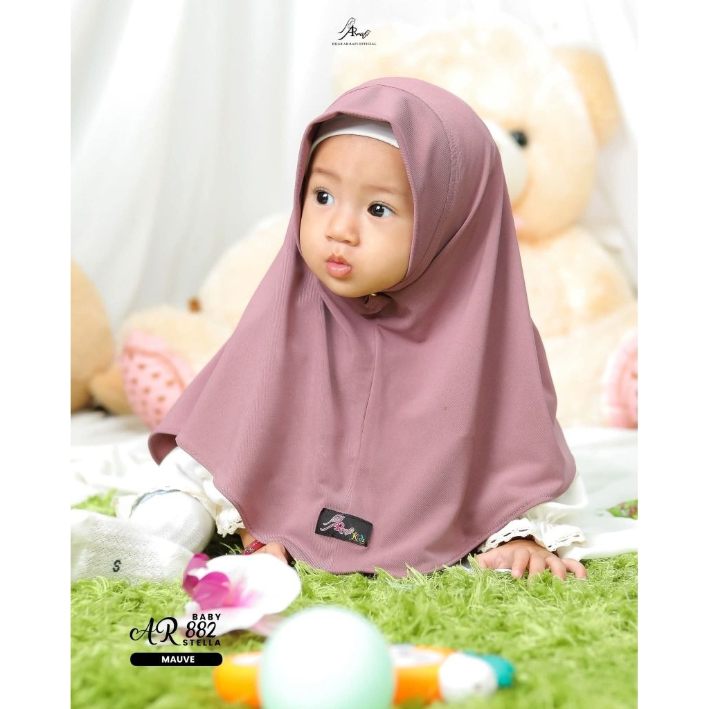 HIJAB ARRAFI AR 882 JUMBO DAN ANAK. ARRAFI 2024. KERUDUNG JILBAB ARRAFI. BERGO POLOS