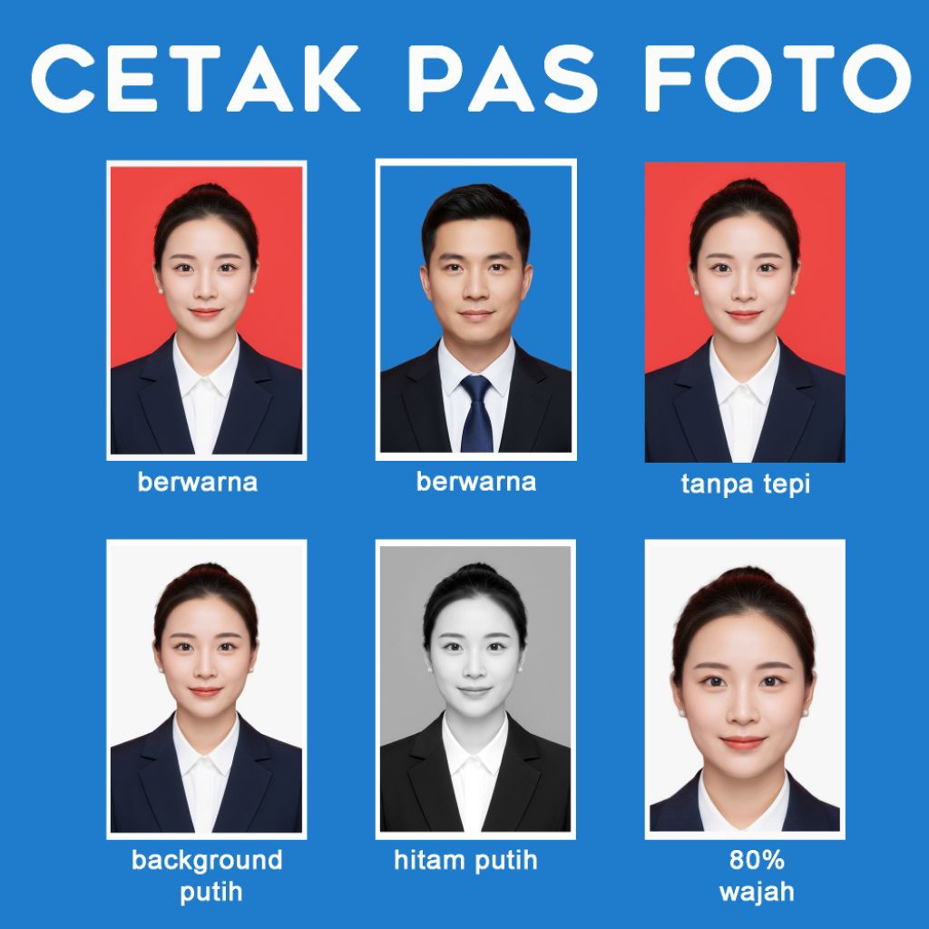 cetak pas foto kertas doff