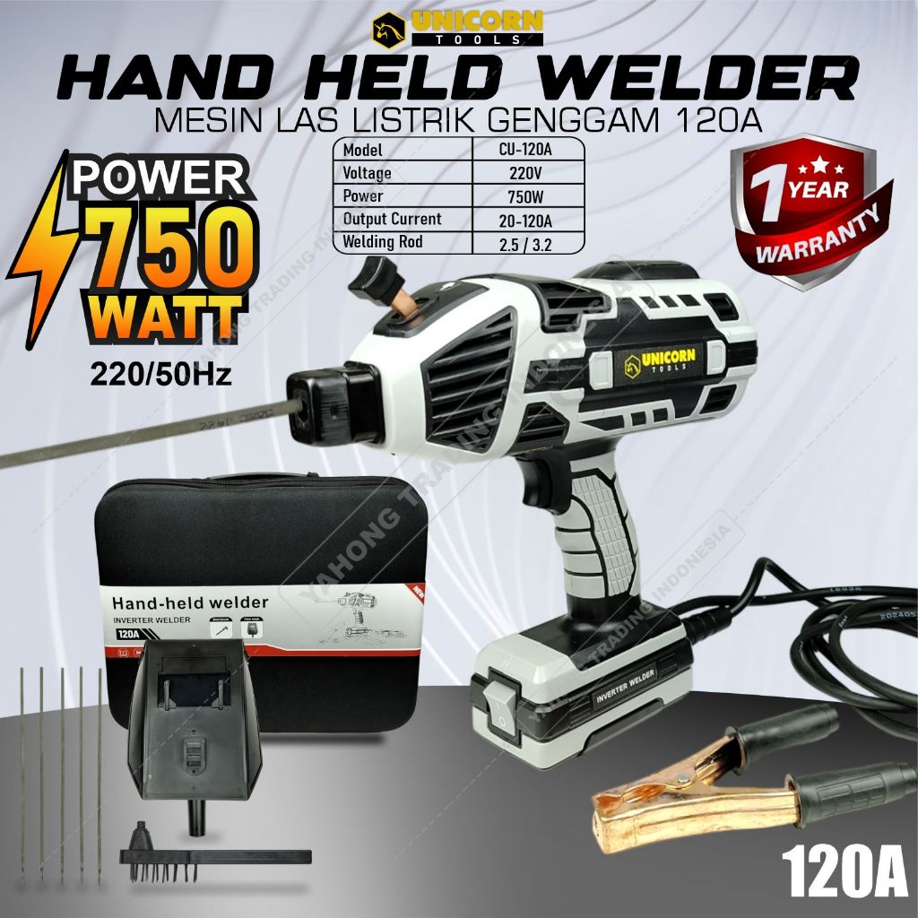 Mesin Las Listrik Hand Held Welder Inverter Las Genggam UNICORN TOOLS
