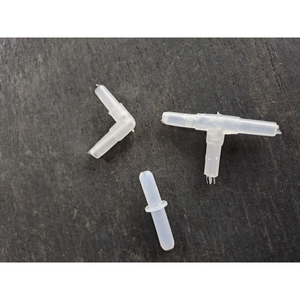 Sambungan Selang Aerator / Sambungan T L Lurus Selang Kecil Aerator