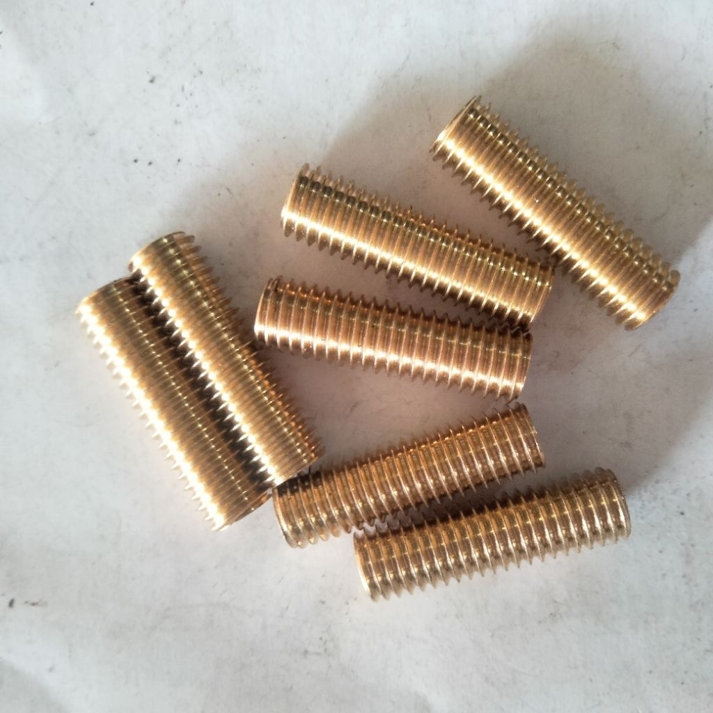 sok drat baut 10 Kuningan, recoil baut cvt, perbos baut slek, shok drat baut m6xm8, baut 10 x baut12