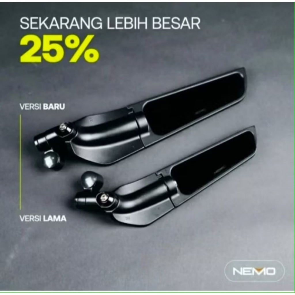 Spion Winglet besar type 1367B nemo universal