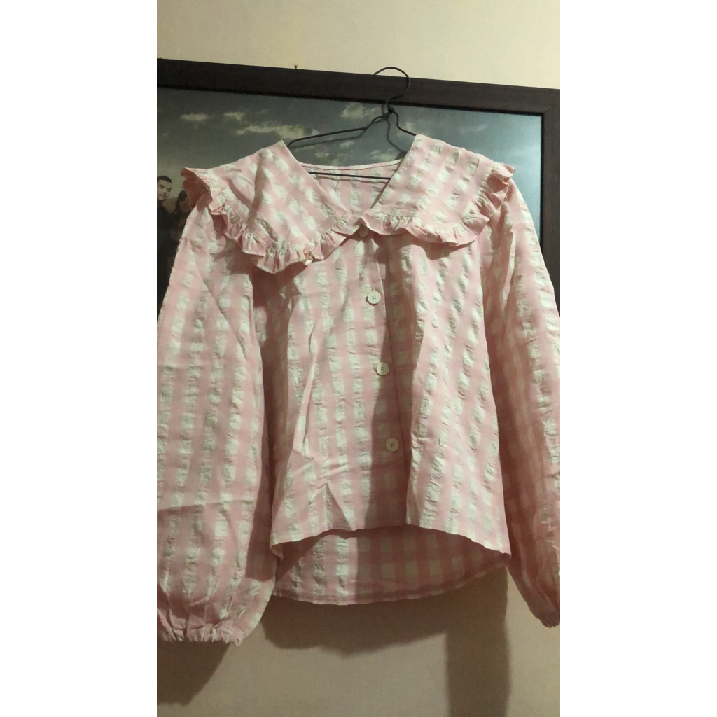 preloved blouse kerah sailor