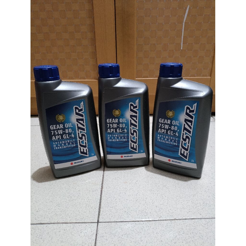 OLI TRANSMISI DAN GARDAN ECSTAR 75W80 ORIGINAL SUZUKI
