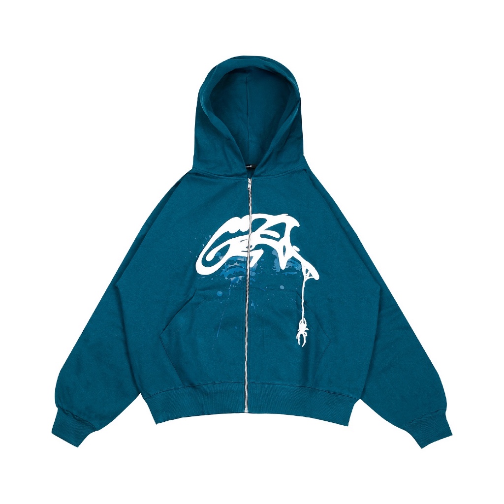 GOZEAL - HOODIE ZIPPER BOXY PUFF - ORACLE