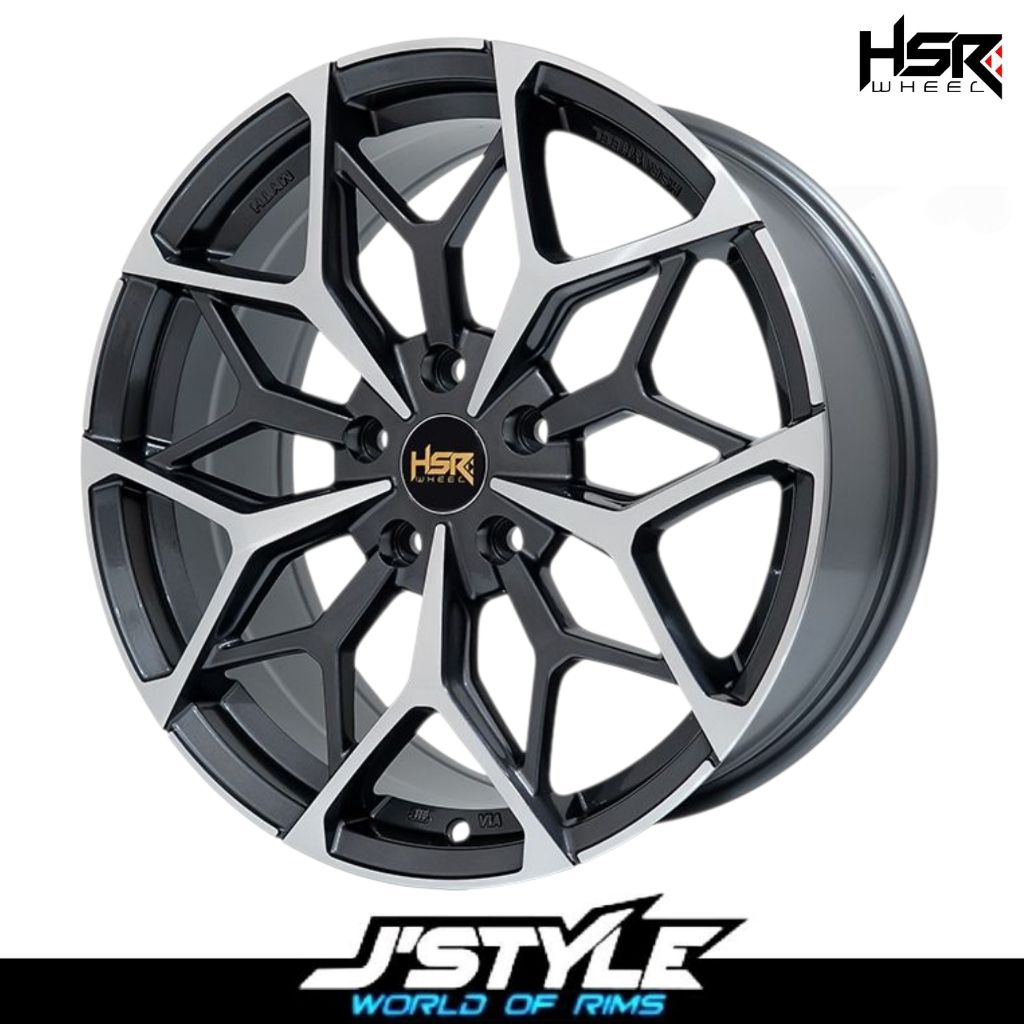 HSR WHEEL MYTH01 RING 18 LEBAR 8 LUBANG 5X114,3 ET45 GREY MACHINE FACE