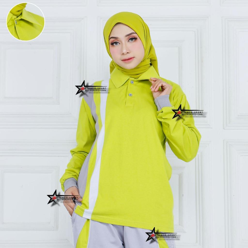 Atasan Kaos Olahraga / Atasan Baju Olahraga Wanita / Seragam Kaos Olahraga Senam