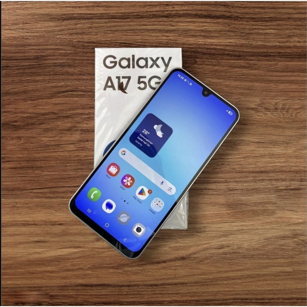 Samsung a17 hp second original versi ram 8 256gb dan 128gb siap pakai