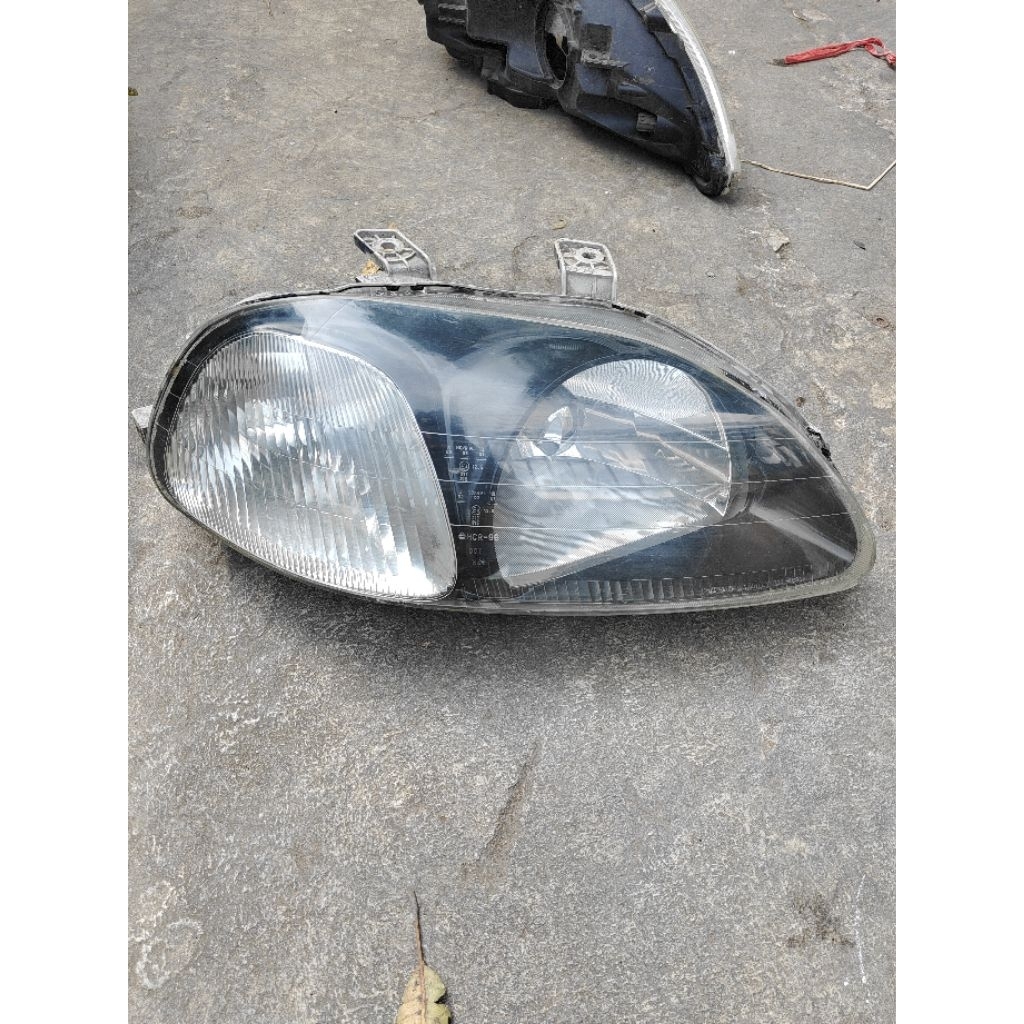 Headlamp / Lampu Depan Civic Ferio 1999 2000 black housing original