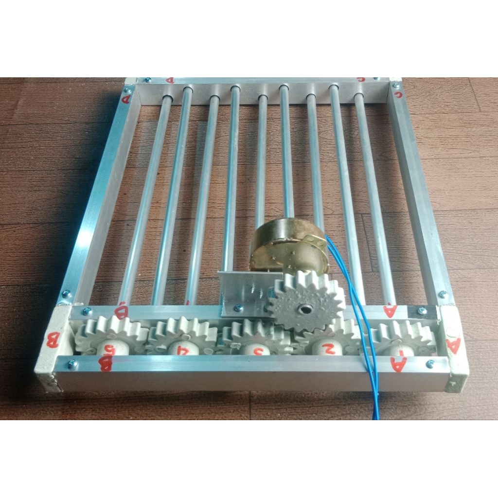 Rak Roller Mesin tetas Telur Kapasitas 20 Butir Rak Roller