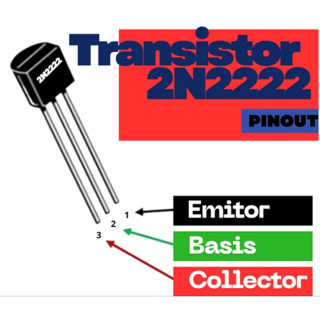 Transistor 2N2222 Tr 2N 2222 P2N2222