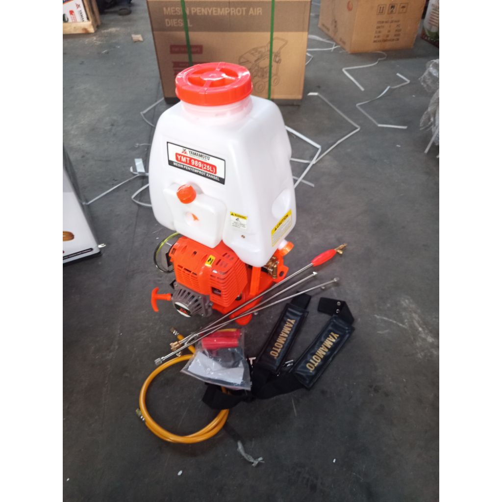 mesin semprot hama gendong Yamamoto ymt989 tangki 25 liter