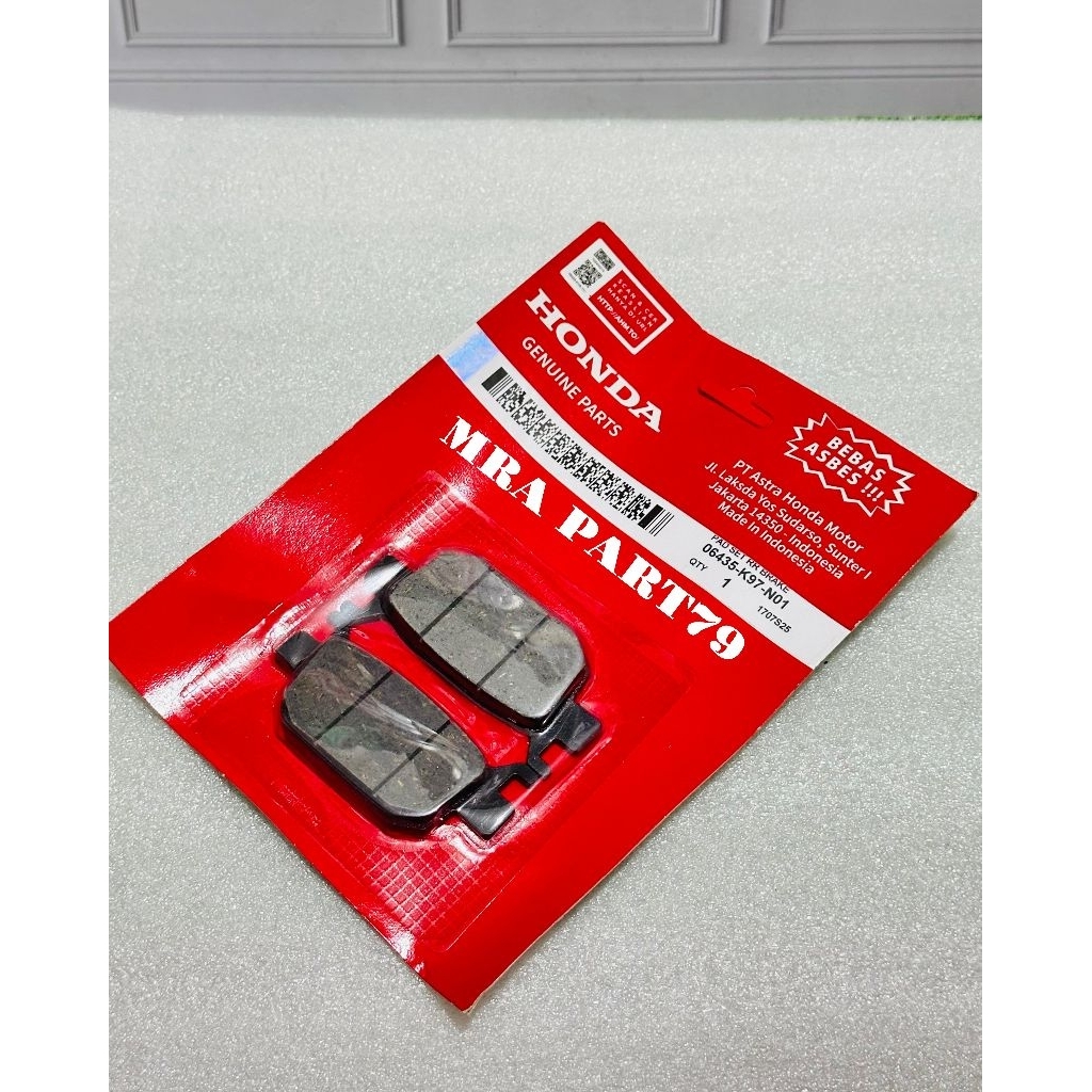 Kampas rem belakang K97 PCX 150 lokal ADV 150 PCX 160 ADV 160 ABS dan CBS Ori lokal super