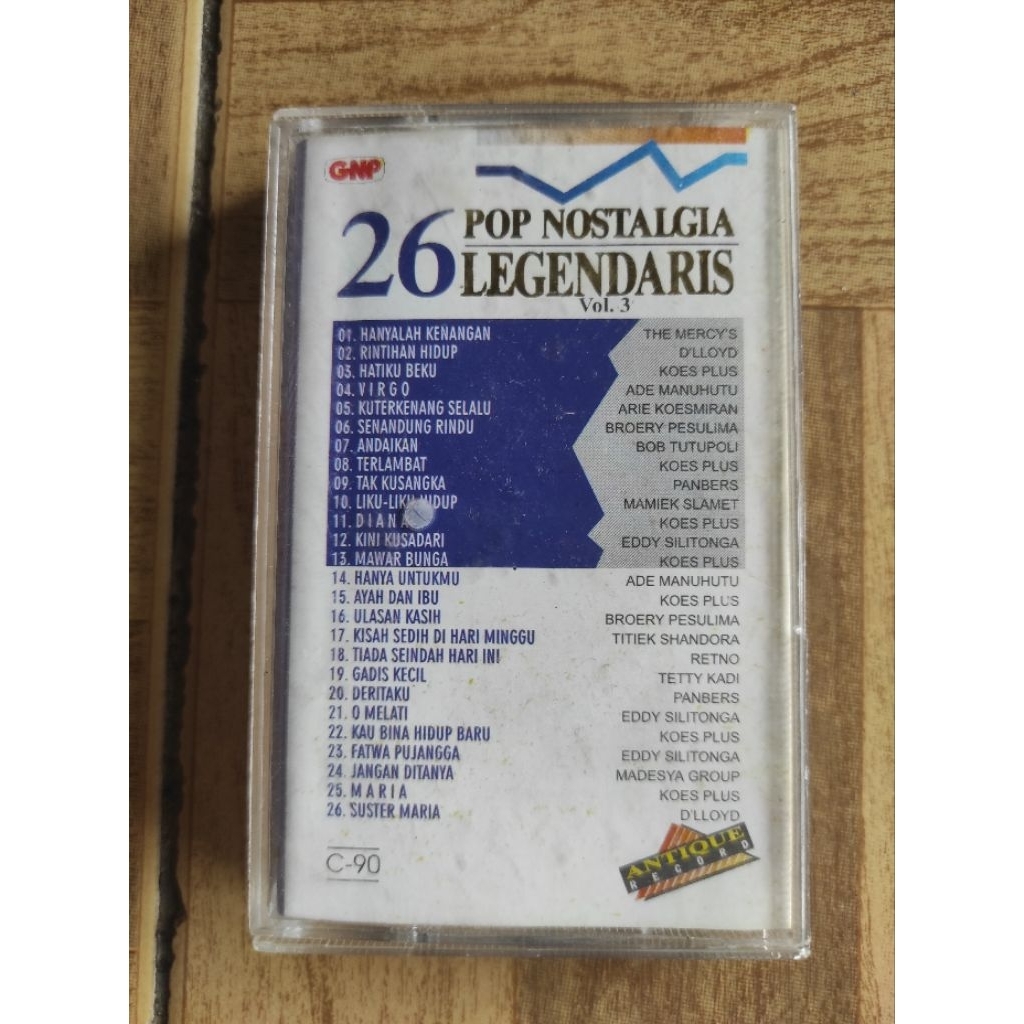 kaset pita 26 pop nostalgia legendaris vol. 3