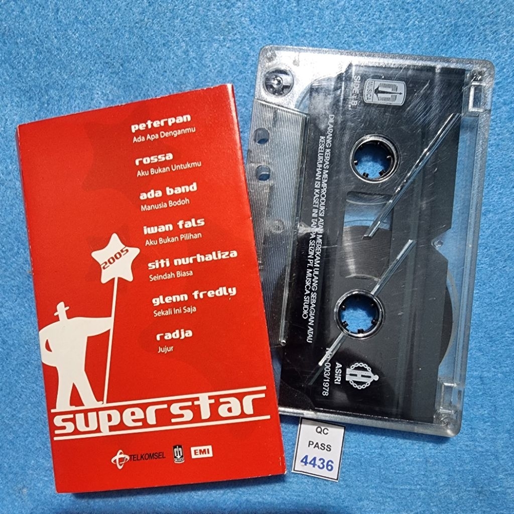 Kaset pita Kompilasi Superstar 2005 / Peterpan Ada Band Iwan Fals
