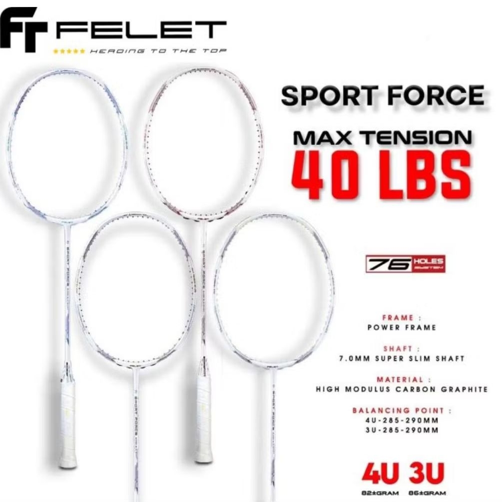Raket Badminton Felet SPORT FORCE