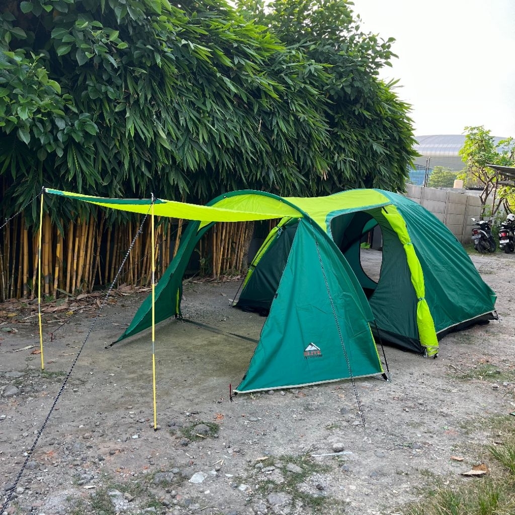 Tenda kapasitas 6 | Tendaki Moluccas 4pro | Tenda Coolwalk Family Dome 6 Orang